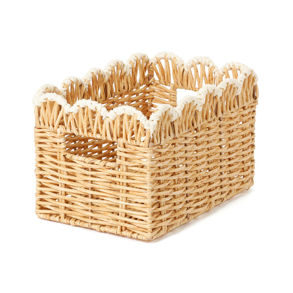 スカラップ 収納ボックス S ホワイト | Francfranc（フランフラン