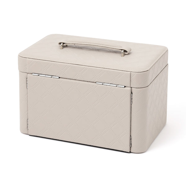 キルト ジュエリーボックス  グレー