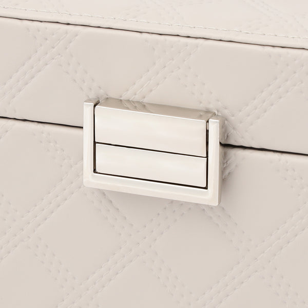 キルト ジュエリーボックス  グレー