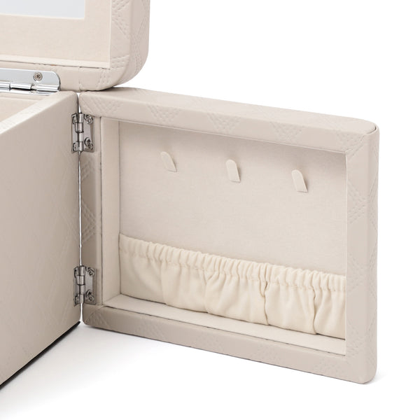 キルト ジュエリーボックス  グレー