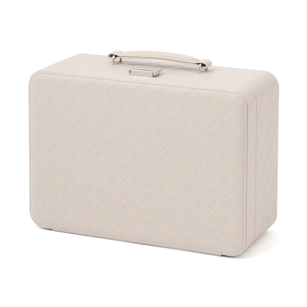 キルト コスメボックス  グレー