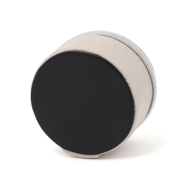 キルト ミニトラベルジュエリーボックス  グレー