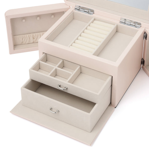 リボン ジュエリーボックス  ライトピンク