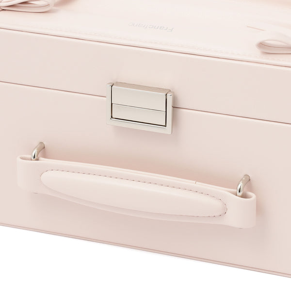 リボン コスメボックス  ライトピンク