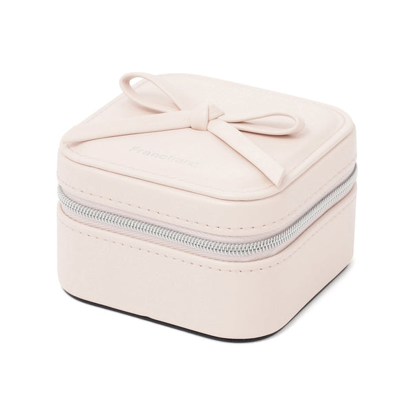 リボン トラベルジュエリーボックス S ライトピンク