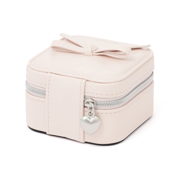 リボン トラベルジュエリーボックス S ライトピンク