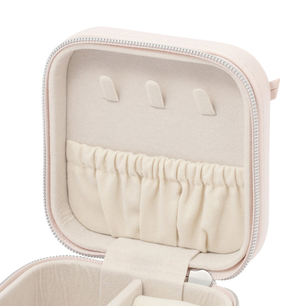 リボン トラベルジュエリーボックス S ライトピンク