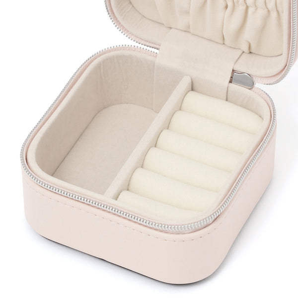 リボン トラベルジュエリーボックス S ライトピンク