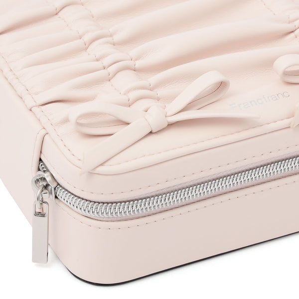 リボン トラベルジュエリーボックス マルチ ライトピンク