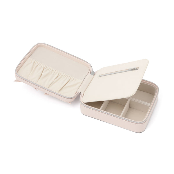 リボン トラベルジュエリーボックス マルチ ライトピンク