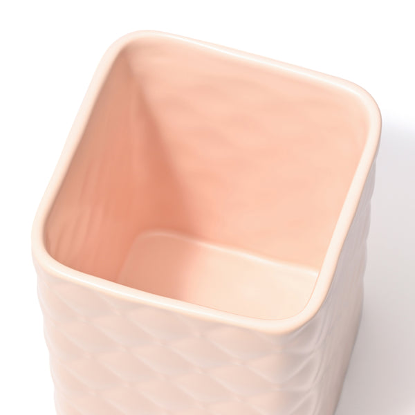 セラミック ミニダストボックス キルト ピンク