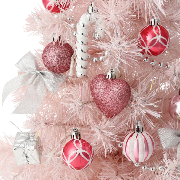 完売フランフラン クリスマスツリー スターターセット 60cm ピンク - 置物