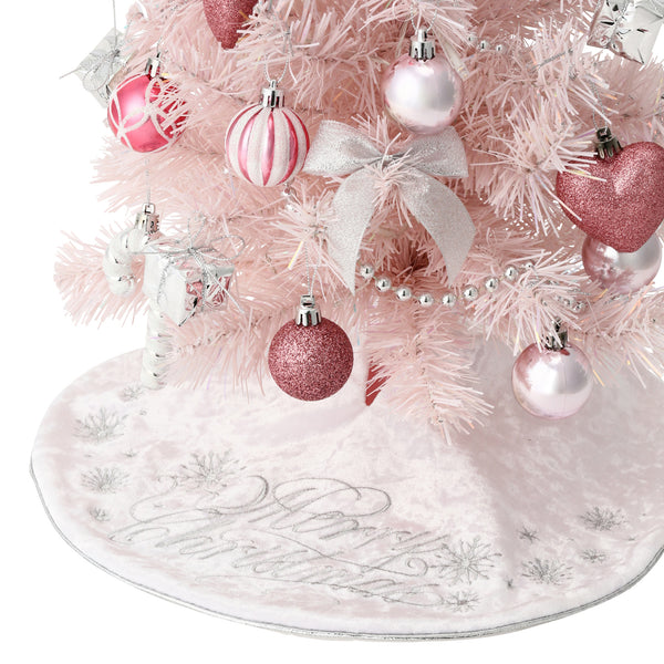 クリスマスツリー スターターセット 60cm ピンク