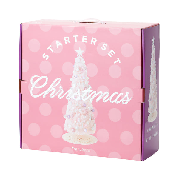 クリスマスツリー スターターセット 180cm ピンク