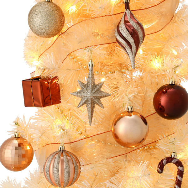 クリスマスツリー スターターセット 180cm ゴールド | Francfranc