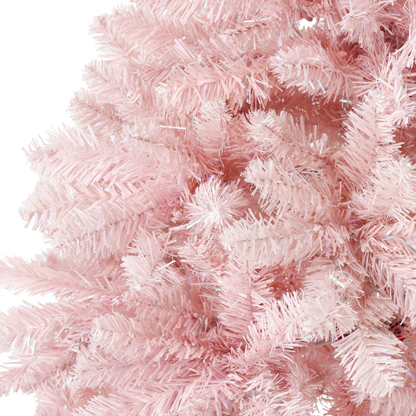 LED130球付き クリスマスツリー 120cm ピンク