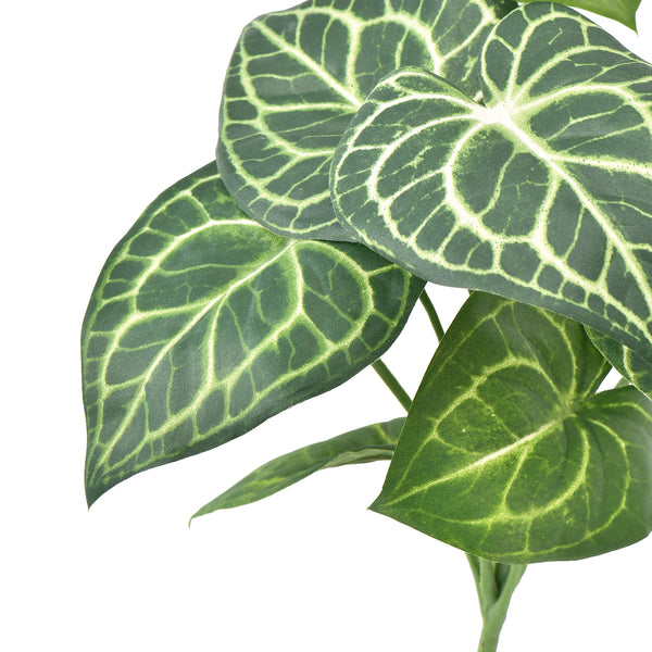 アートフラワー アンスリウムリーフブッシュ