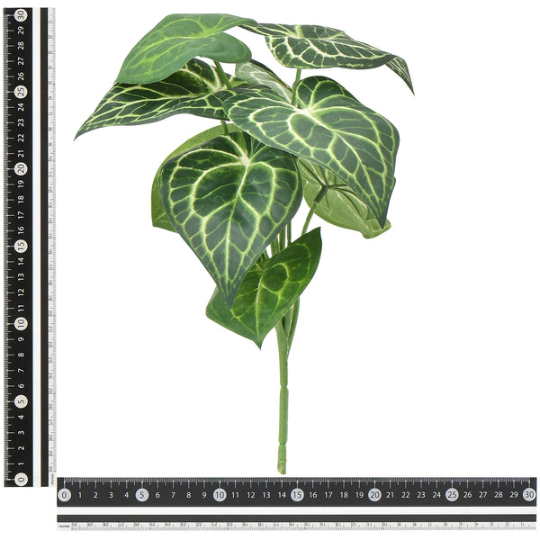 アートフラワー アンスリウムリーフブッシュ