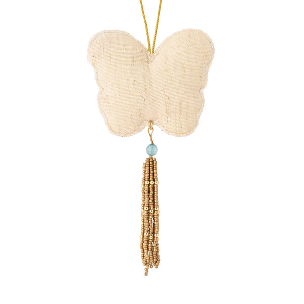 ビーズオーナメント バタフライ グリーン