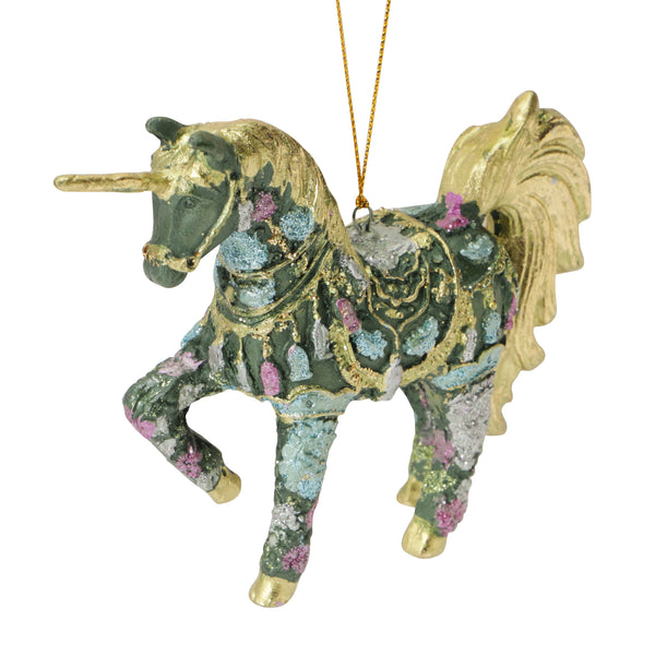 レジンオーナメント ユニコーン グリーン | Francfranc（フランフラン