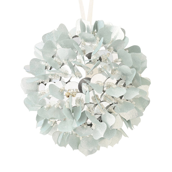 ビーズオーナメント フラワー ブルー