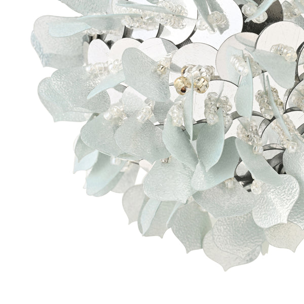 ビーズオーナメント フラワー ブルー