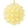 ファブリックオーナメント ドット イエロー