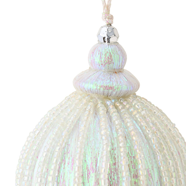 タッセルオーナメント ビーズ オーロラ