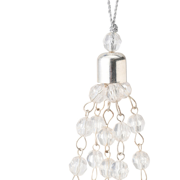 ビーズオーナメント シャンデリア クリア