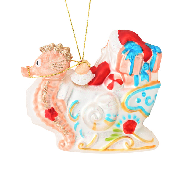 ガラスオーナメント サンタ サザン