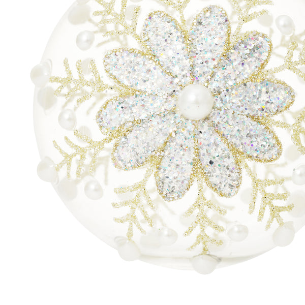 ガラスオーナメント スノー ホワイト