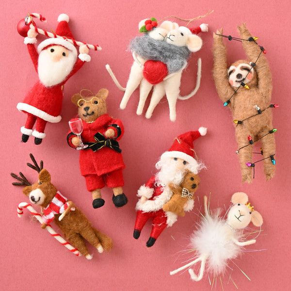 ファブリックオーナメント なまけもの ライト