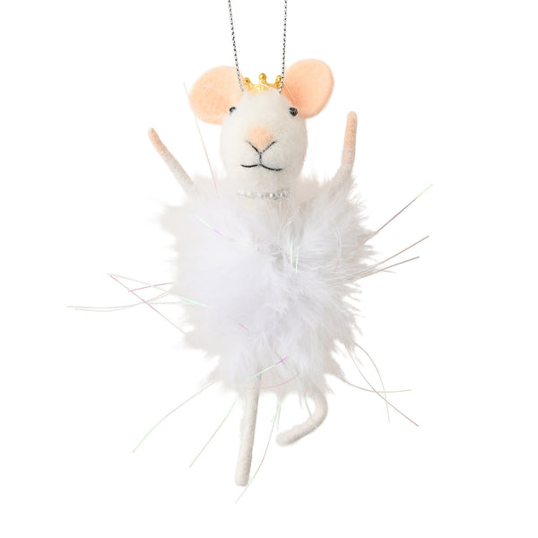 ファブリックオーナメント マウス ファー