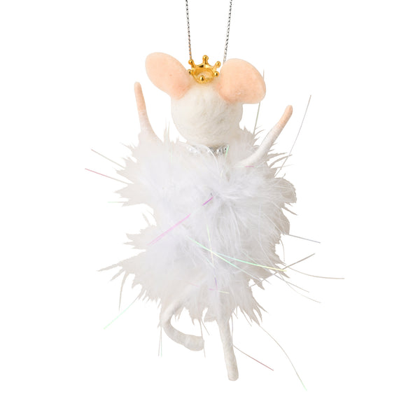 ファブリックオーナメント マウス ファー