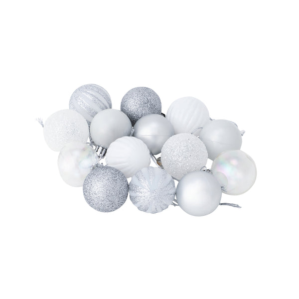 セットオーナメント 4cm 14個 ホワイト