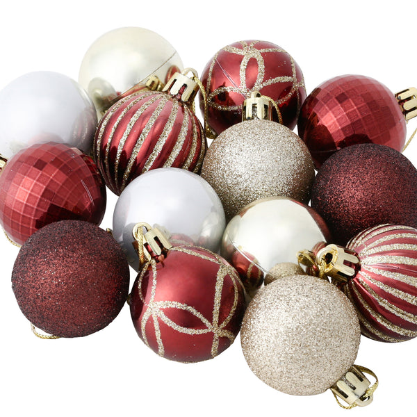 セットオーナメント 4cm 14個 ブラウン