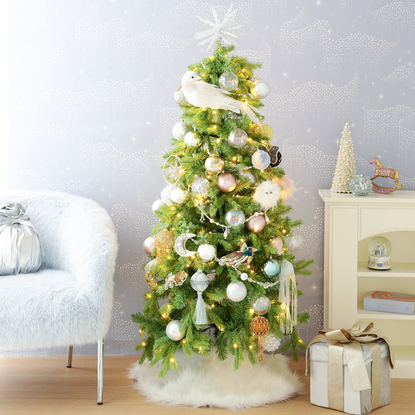 LED190球付き クリスマスツリー 150cm イエローグリーン