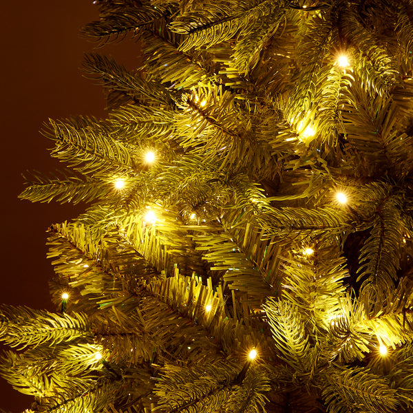 LED190球付き クリスマスツリー 150cm イエローグリーン