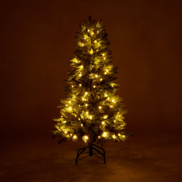 LED140球付き クリスマスツリー 120cm イエローグリーン