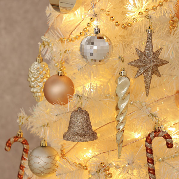 クリスマスツリー スターターセット 150cm ホワイト