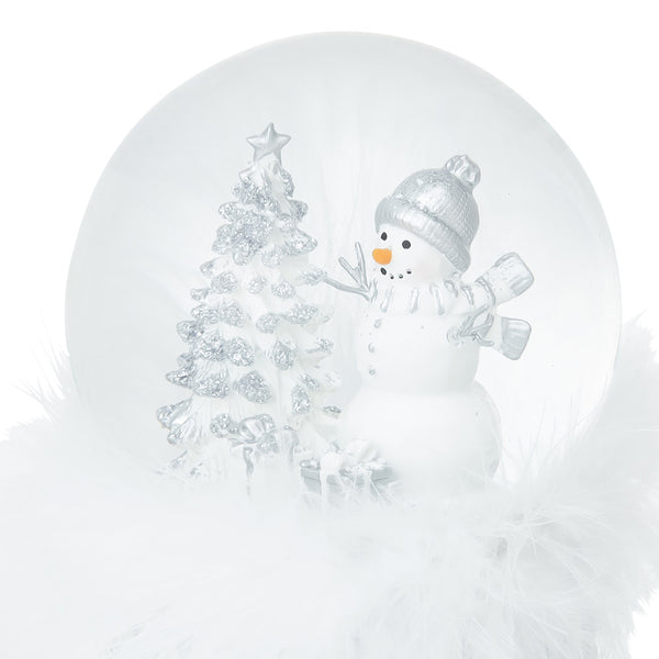 スノードーム スノーマン L ホワイト