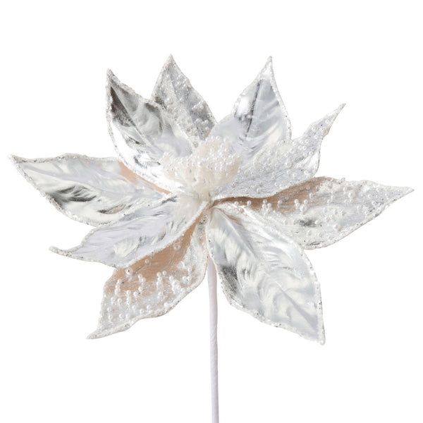 アートプランツ パール ポインセチア シルバー | Francfranc（フラン