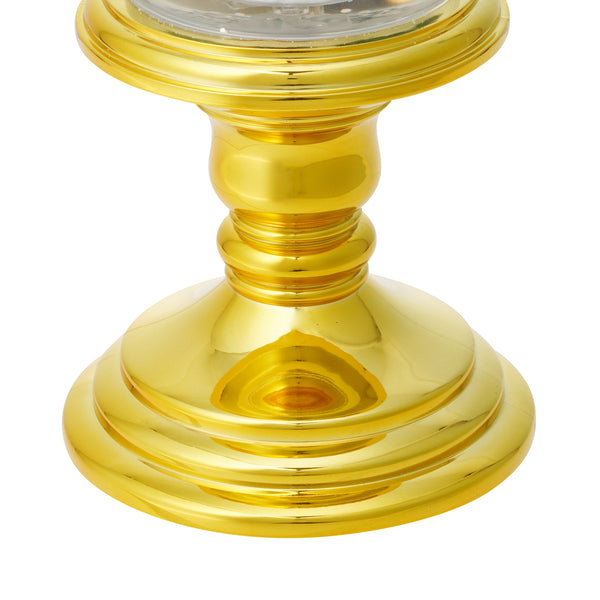 スノードーム キャンドル サンタ L ゴールド