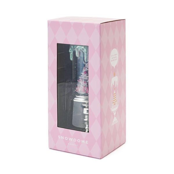 スノードーム キャンドル ツリー L シルバー