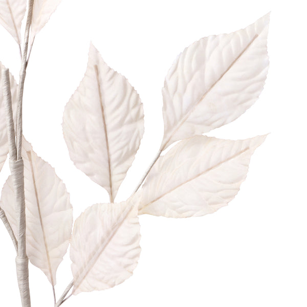 アートフラワー シアー リーフ ブラウン