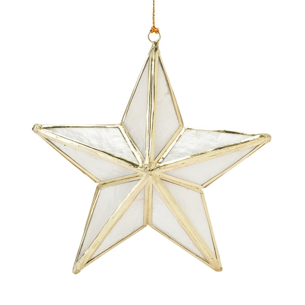 カピスオーナメント スター クリア