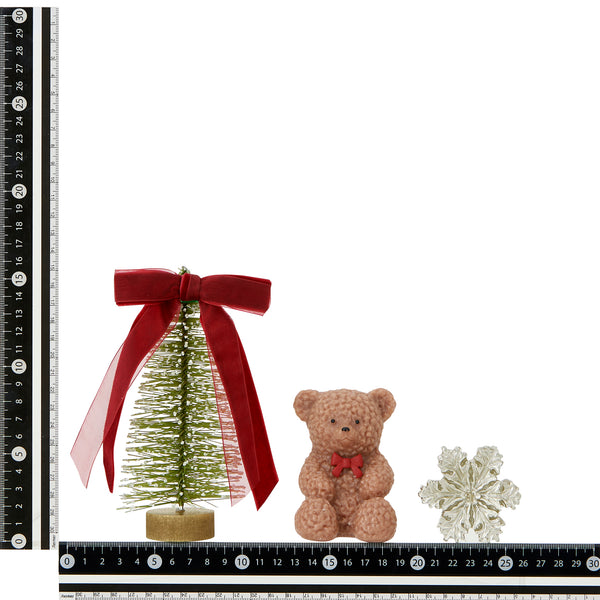 ミニクリスマスデコレーション ギフトセット レッド×グリーン