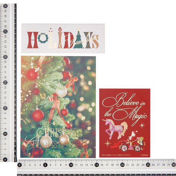 ミニクリスマスデコレーション ギフトセット レッド×グリーン