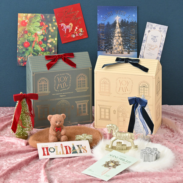 ミニクリスマスデコレーション ギフトセット レッド×グリーン