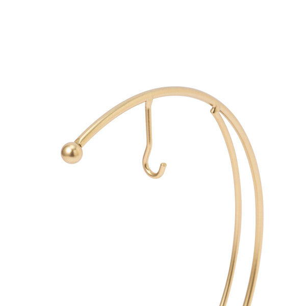 オーナメントフック ムーン ゴールド